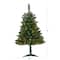 3ft. Pre-Lit Northern Rocky Spruce Artificial Christmas Tree, Clear LED Lights
